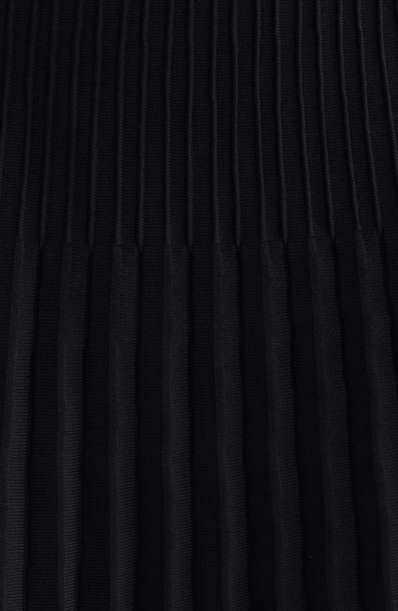 Halogen<sup>®</sup> Pleated Knit Skirt, Alternate, color, Rich Black