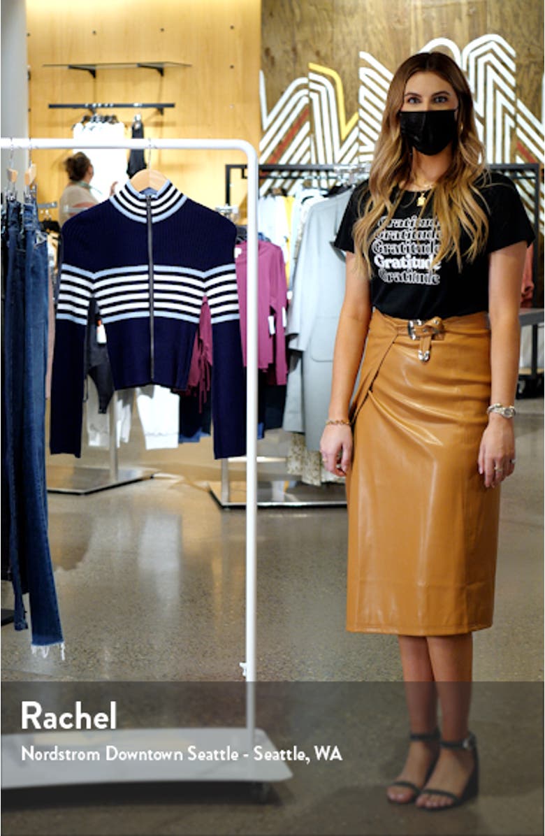 Zip Front Crop Sweater, sales video thumbnail