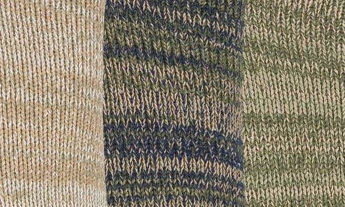 Scotch & Soda 3-pack Quarter Length Socks In Brown Multi