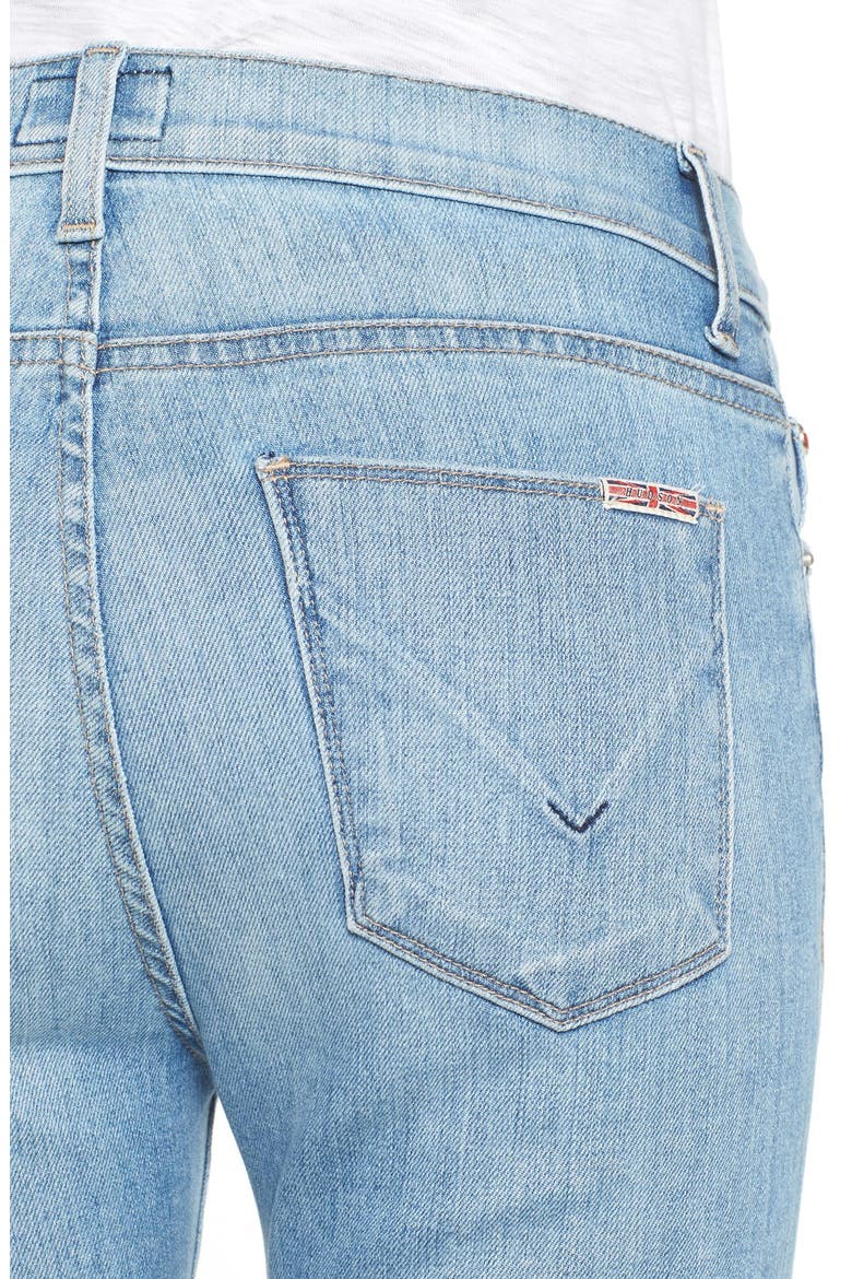 Laurel Patchwork Flare Jeans, Alternate, color, RADIO SILENCE