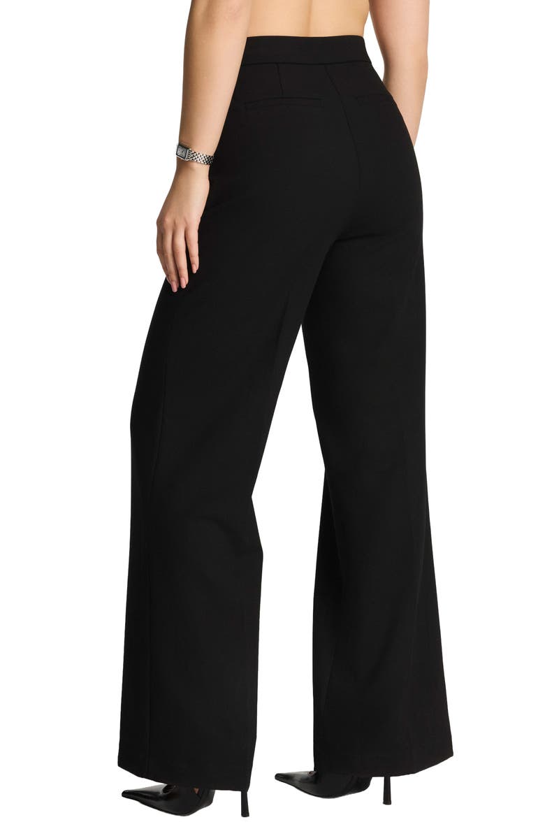 SPANX<sup>®</sup> SPANXsupersmooth<sup>™</sup> Wide Leg Stretch Twill Pants, Alternate, color, Classic Black