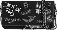 Zadig & Voltaire Rock Arty Tag Leather Clutch