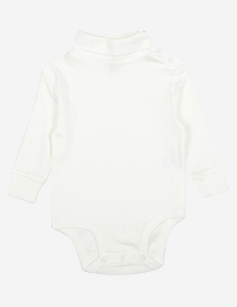 Baby Turtleneck Bodysuit, Cotton Long Sleeve