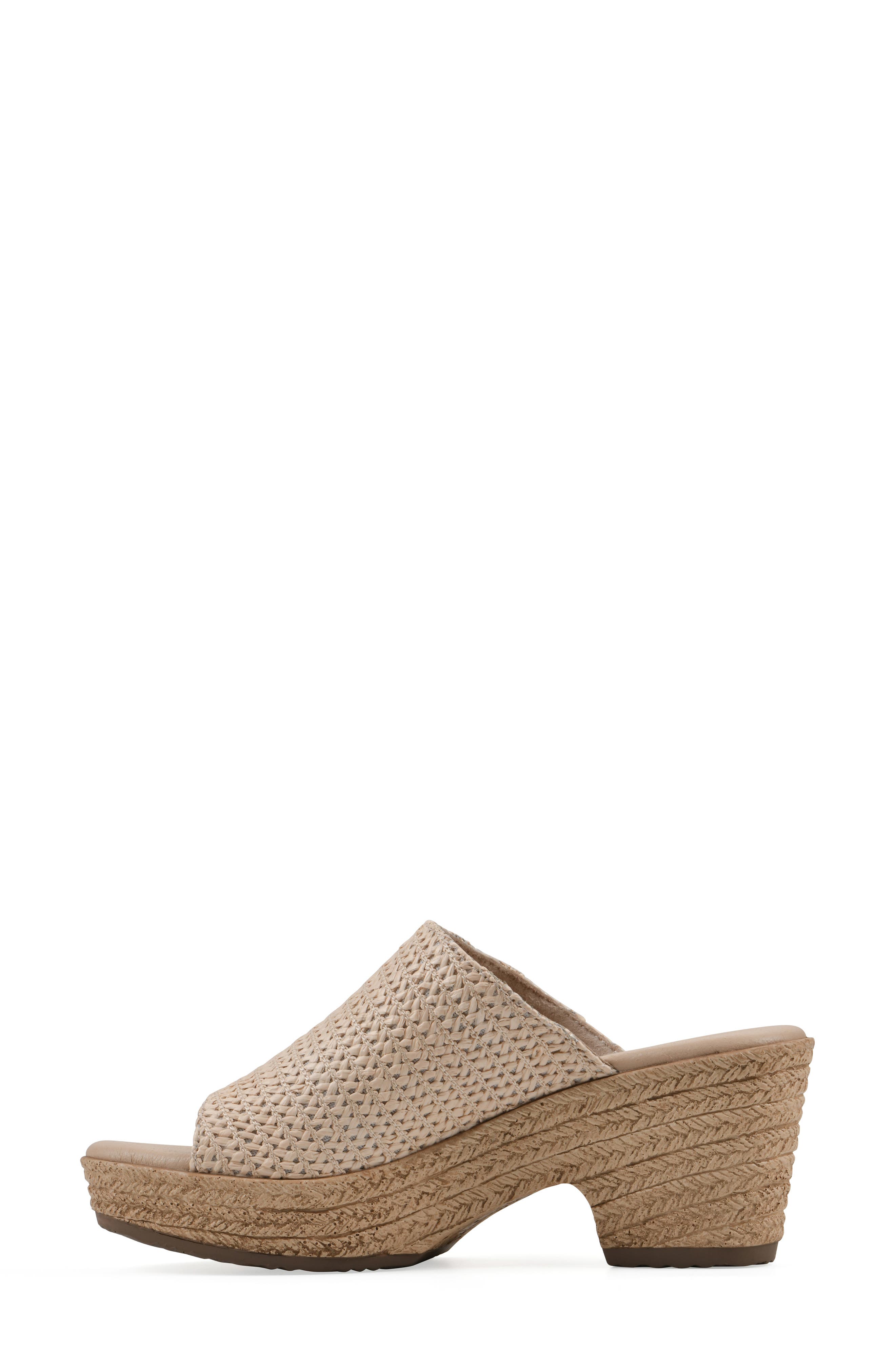 CLIFFS BY WHITE MOUNTAIN Biando Platform Slide Sandal, Alternate, color, 