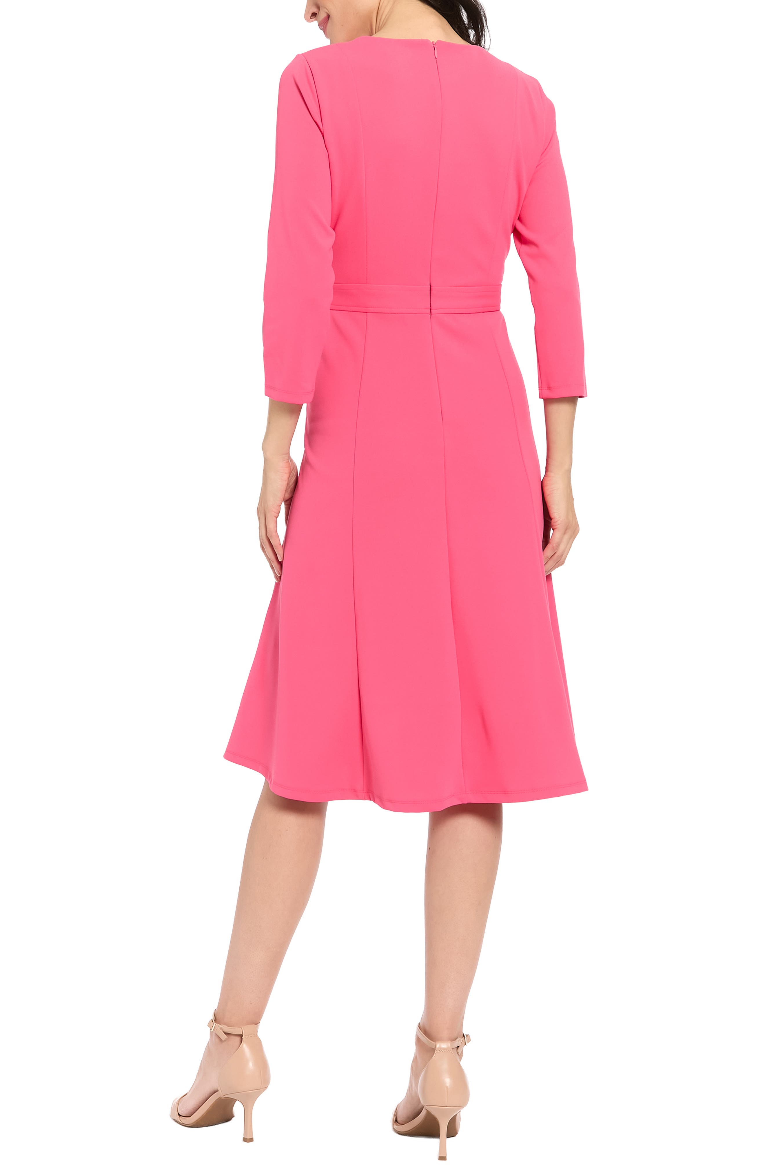 Seamed Midi Dress - image 4