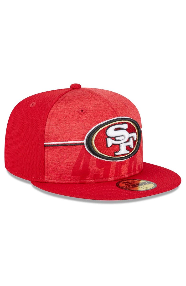 New Era Men's New Era Scarlet San Francisco 49ers 2023 NFL Training Camp 59FIFTY Fitted Hat, Alternate, color, 