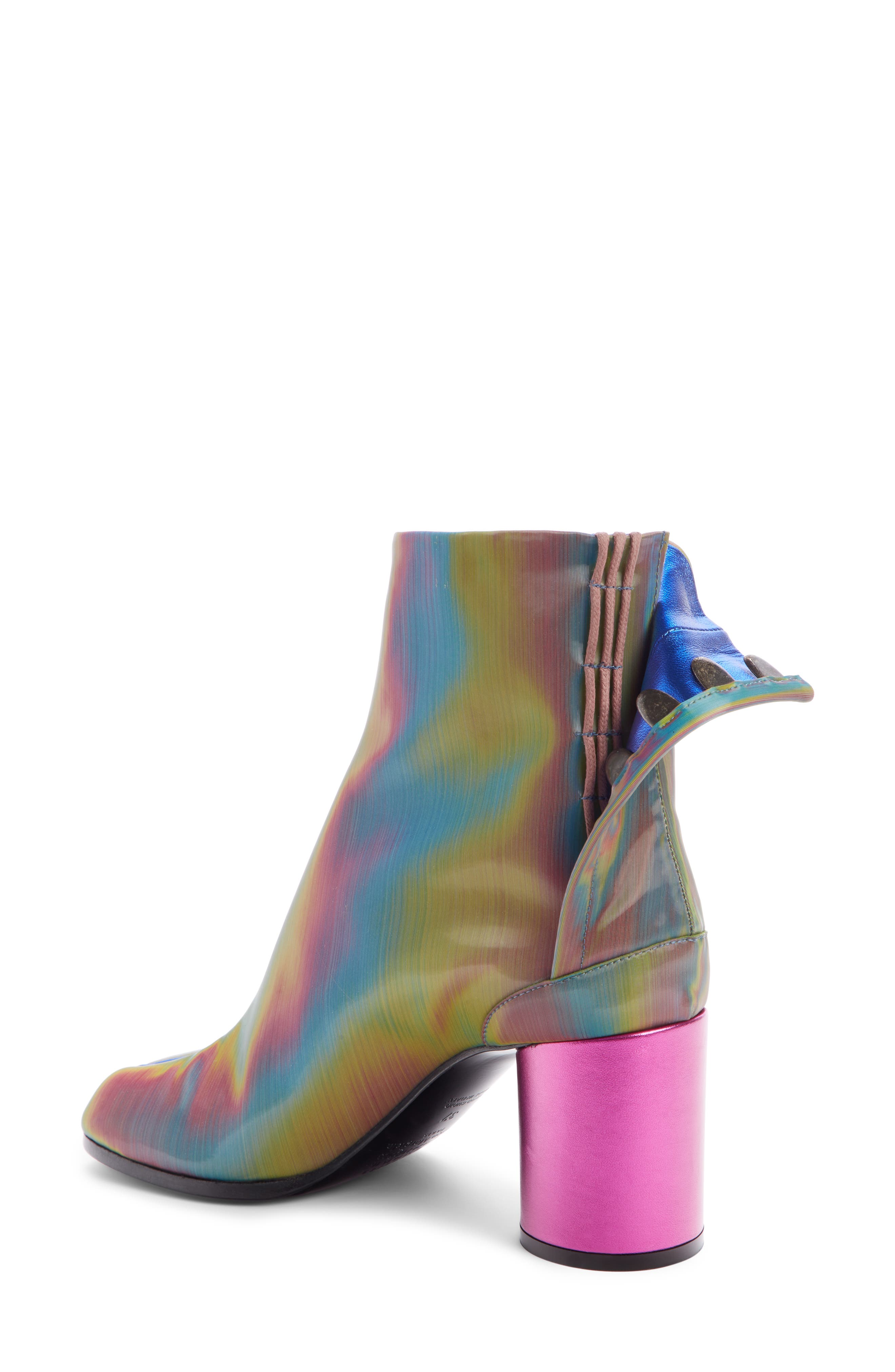 Maison Margiela Tabi Iridescent Boot, Alternate, color, 
