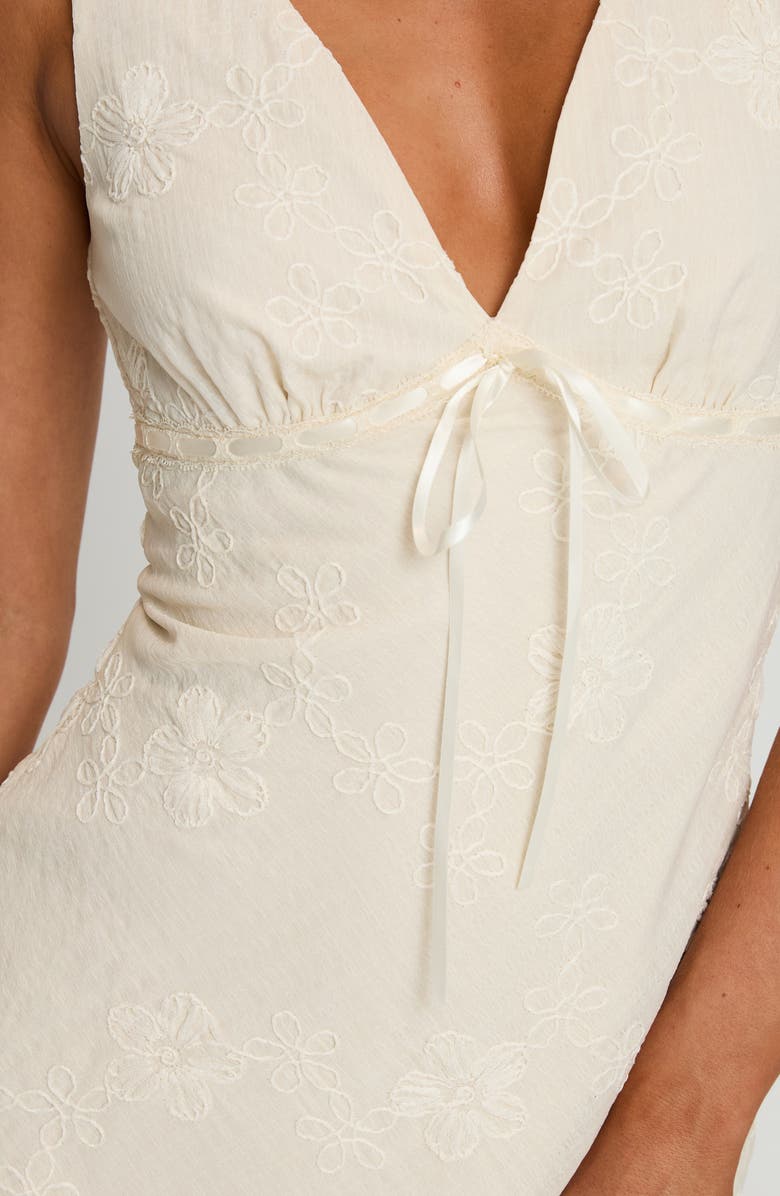 Princess Polly Feeling Alive Embroidered Minidress, Alternate, color, White