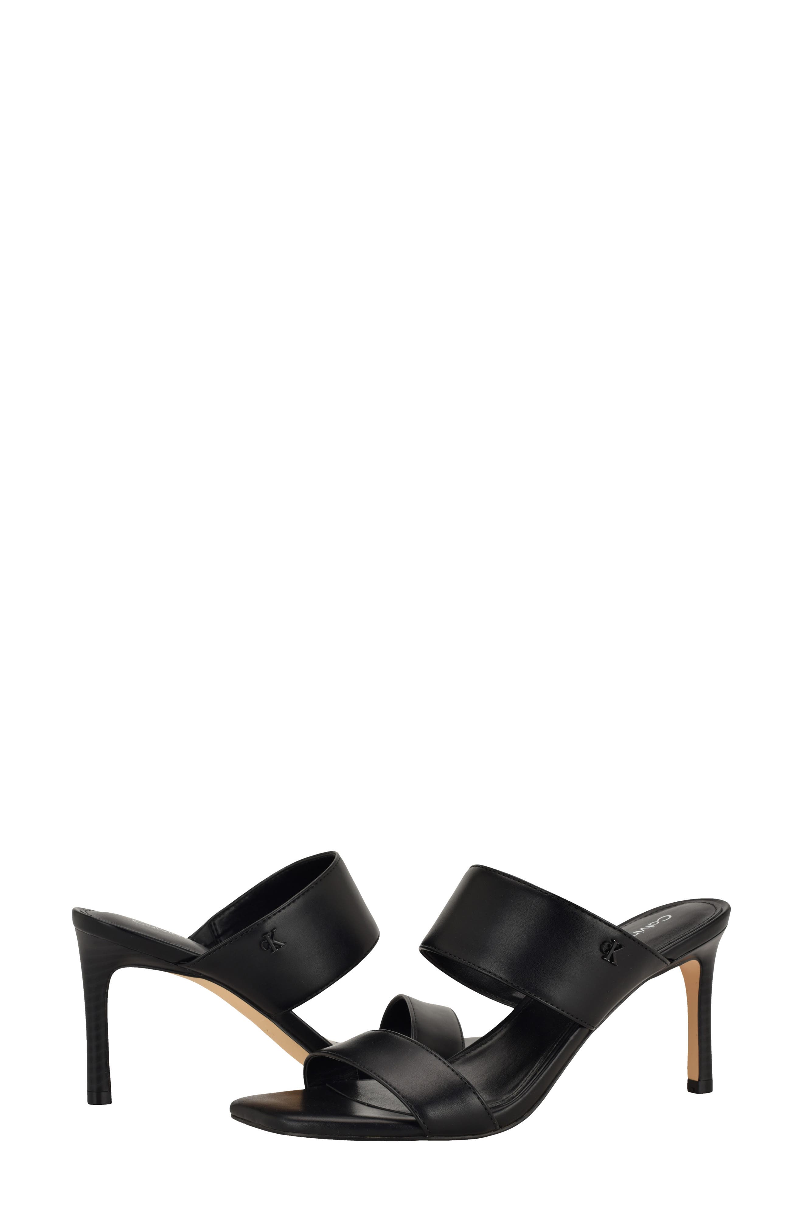 Calvin Klein Chaverlie Sandal, Alternate, color, Black