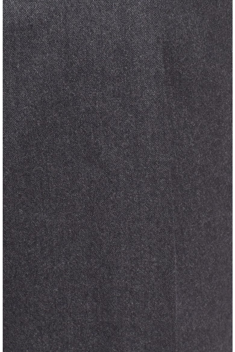 Lightweight Flannel Pleated Classic Fit Dress Trousers, Alternate, color, MEDIUM GREY