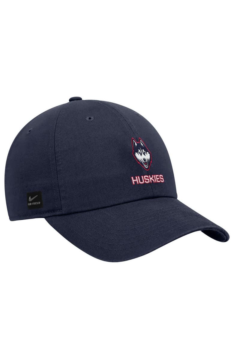 Nike Men's Nike Navy UConn Huskies 2025 On-Field Club Adjustable Hat, Main, color, 