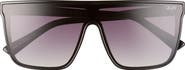 QUAY Night Fall 52mm Gradient Flat Top Sunglasses