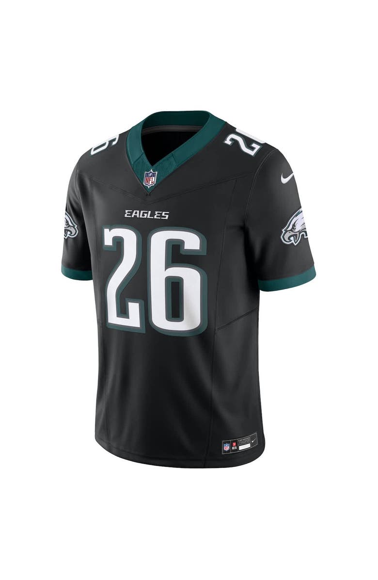 Nike Men's Nike Saquon Barkley Black Philadelphia Eagles Vapor F.U.S.E. Limited Jersey, Alternate, color, Black