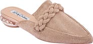 LADY COUTURE Micro Rhinestone Loafer Mule