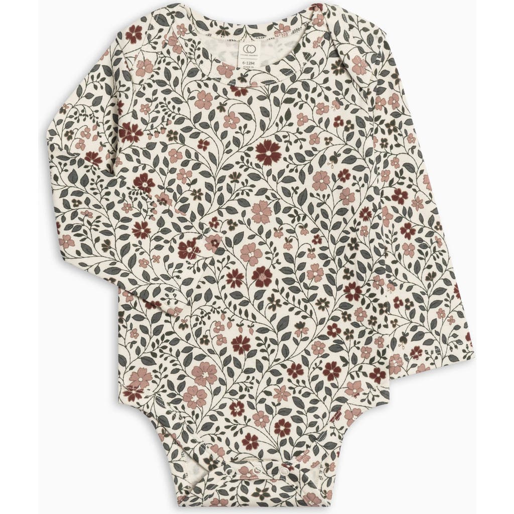 Colored Organics Organic River Bodysuit In Gray