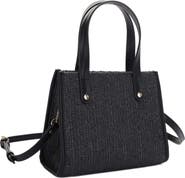 Mali + Lili Annabelle Mini Straw Satchel