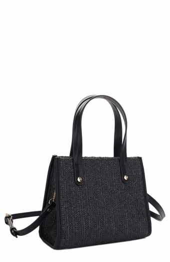 Mali + Lili Annabelle Mini Straw Satchel
