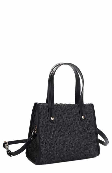 Mali + Lili Annabelle Mini Straw Satchel