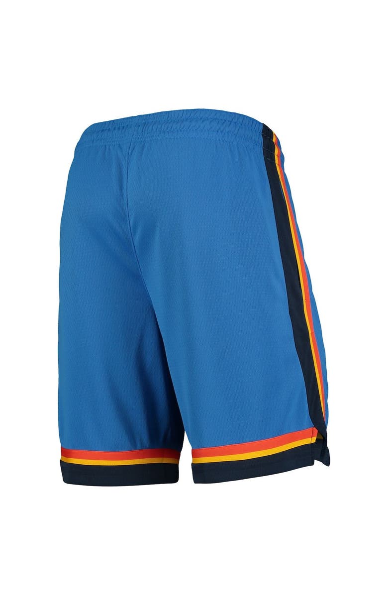 Nike Men's Nike Blue 2019/20 Oklahoma City Thunder Icon Edition Swingman Shorts, Alternate, color, 