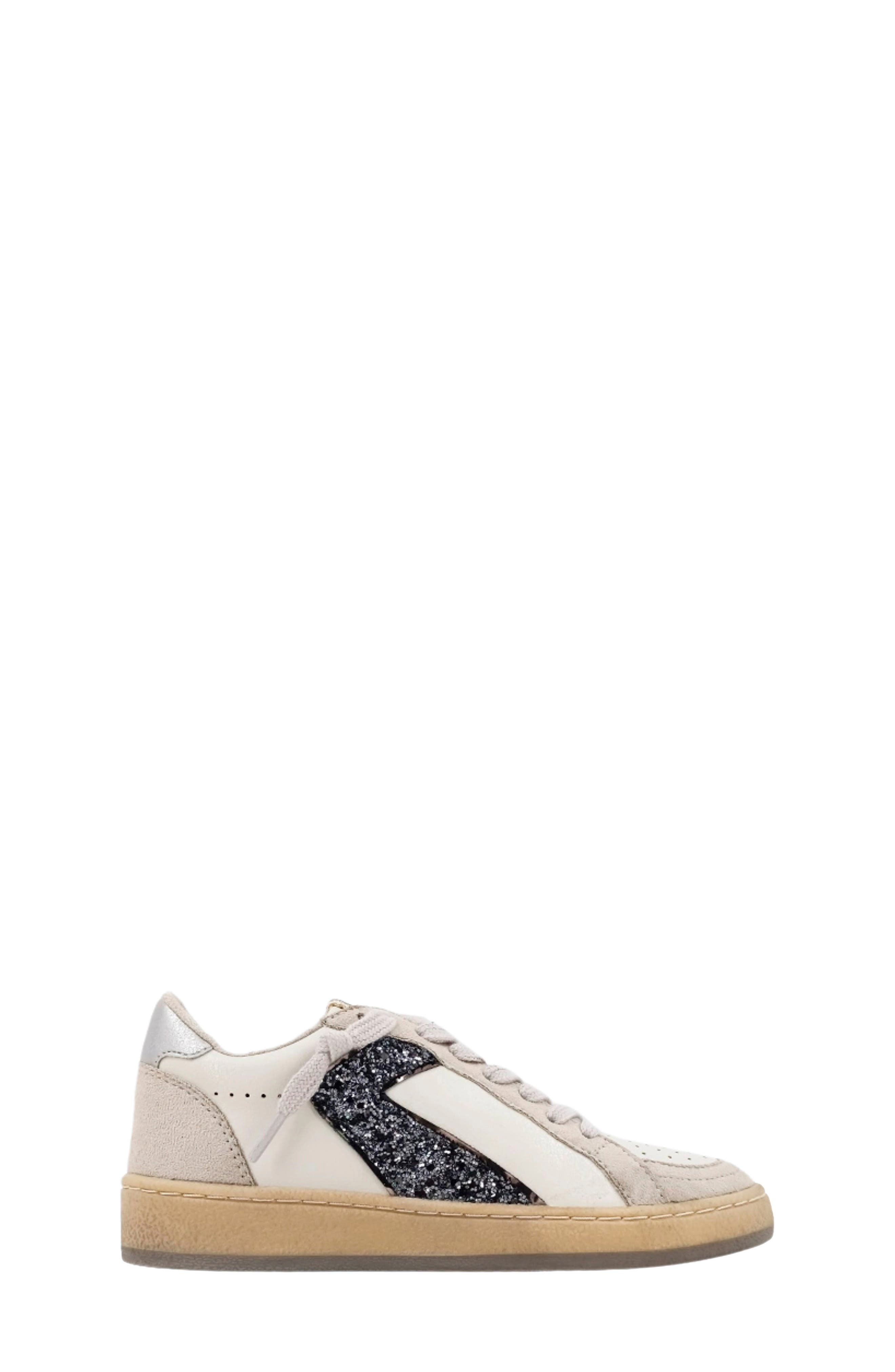 Kids' Salma Sneaker, Alternate, color, STEEL GLITTER