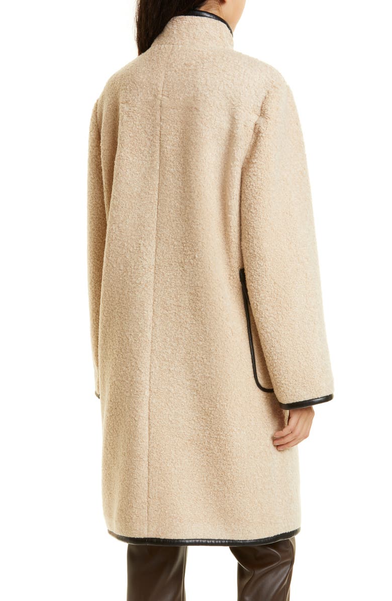 Toccin Faux Shearling Toggle Coat, Alternate, color,
