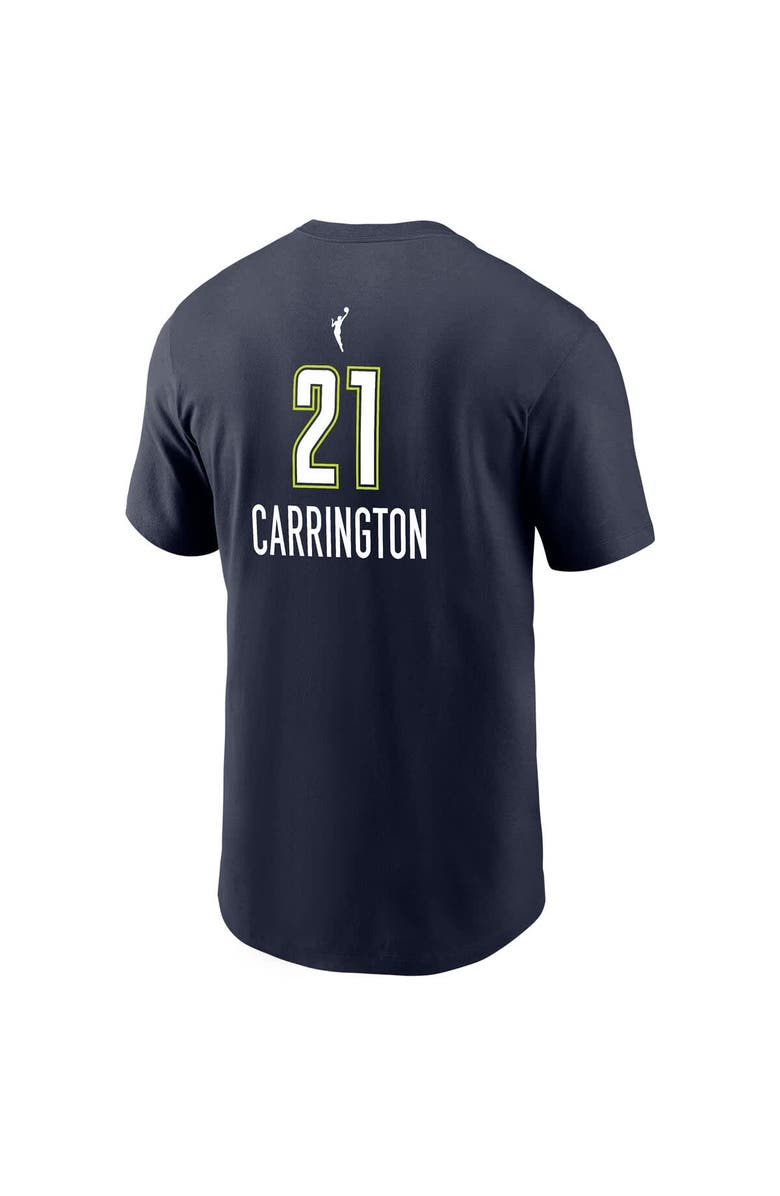 Nike Men's Nike DiJonai Carrington Navy Dallas Wings Explorer Edition Name & Number T-Shirt, Alternate, color, Navy