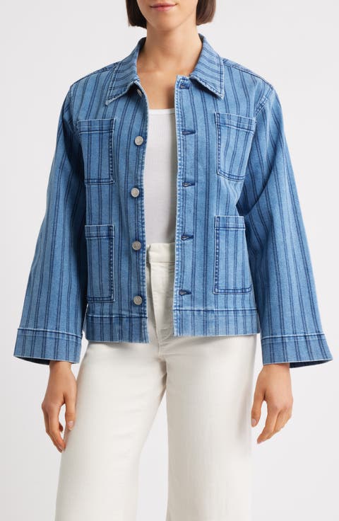 Stripe Denim Jacket