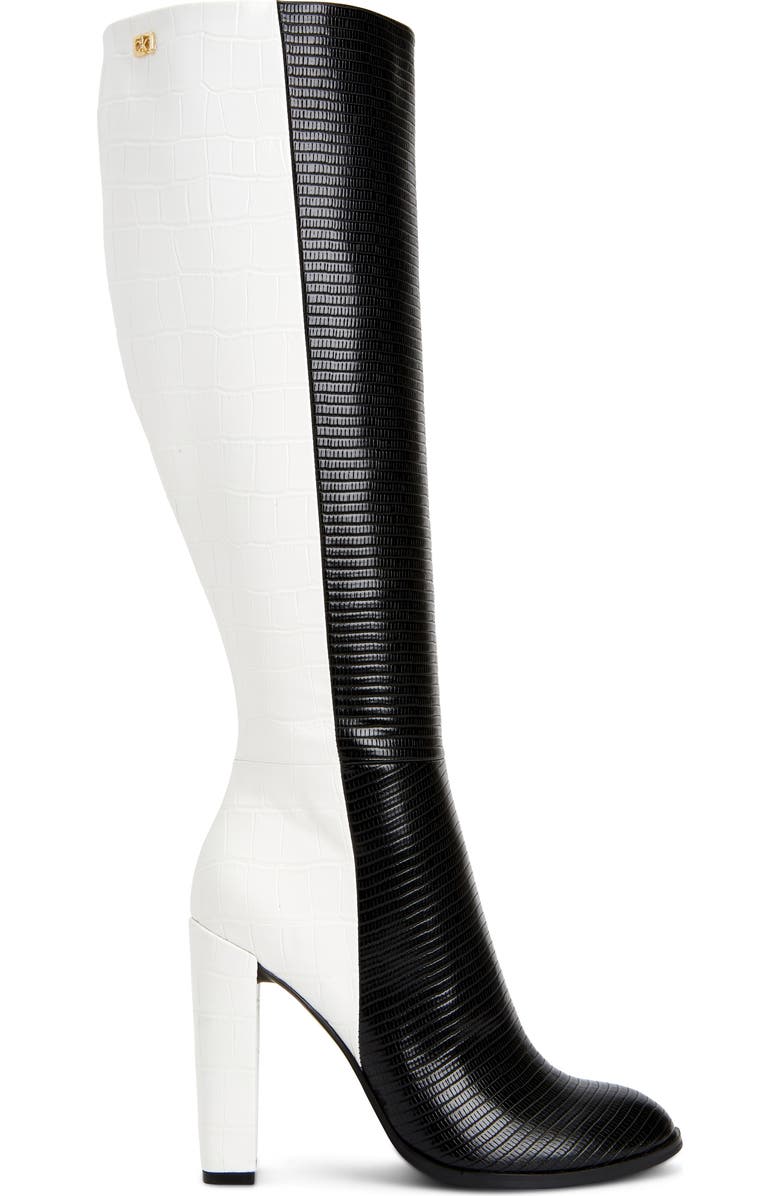 Calvin Klein Kerie Colorblock Knee High Boot, Main, color,