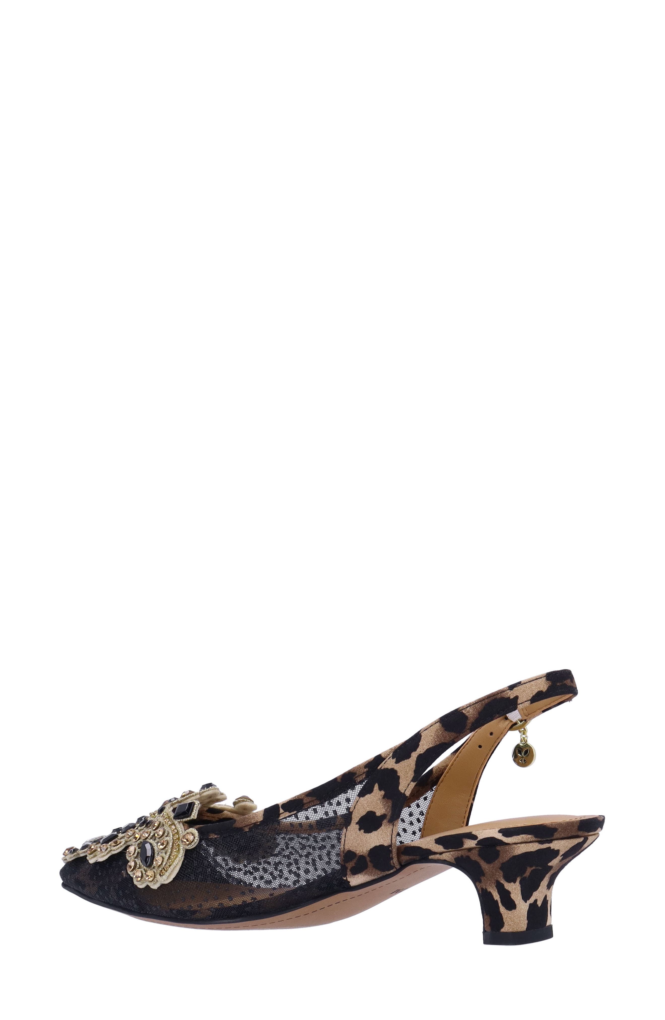 J. Reneé Strovanni Slingback Pump, Alternate, color, Brown/ Black