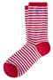 Spring Even Stripe Cotton Blend Crew Socks