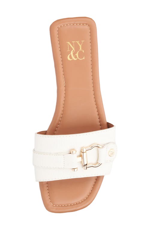 New York And Company Nastia Sandal In White