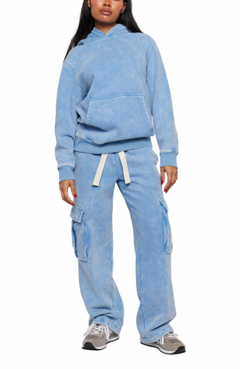Samii Ryan | Believe Cargo Sweatpants , Blue , X-Small , 1, Alternate, color, Blue