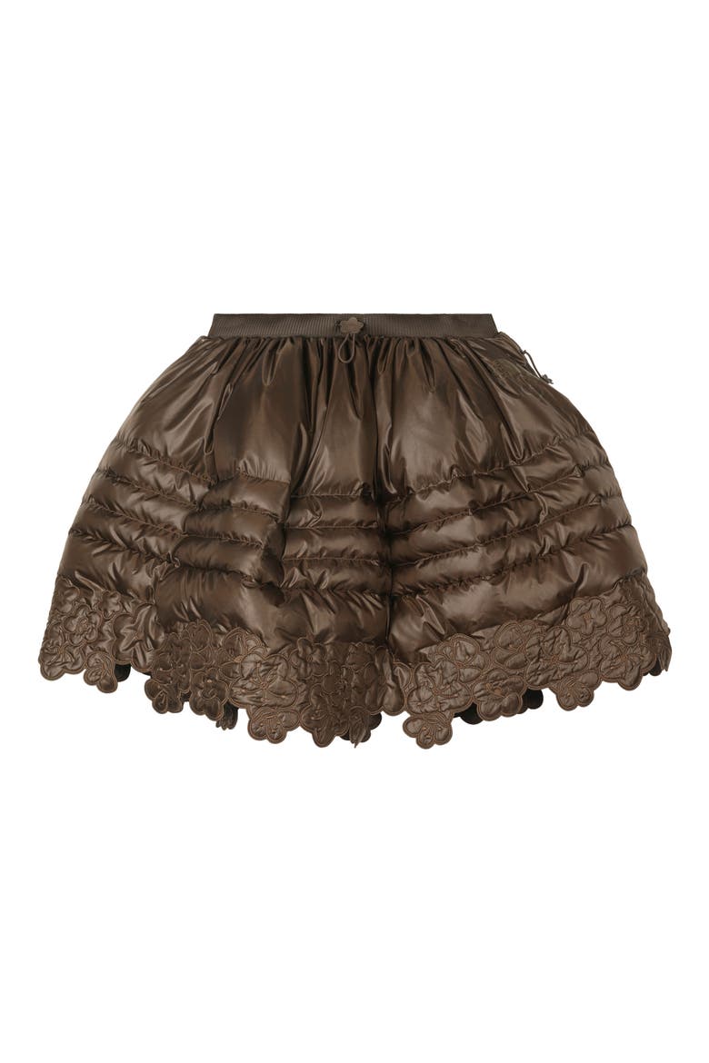 x The North Face Quilted Down Skirt, Alternate, color, SOIL BROWN
