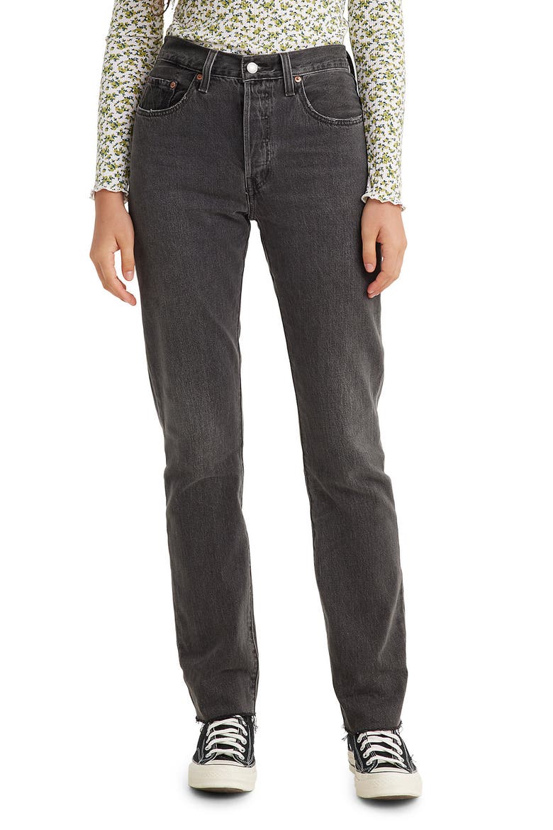 501® Straight Leg Jeans, Main, color, GET ON MY CLOUD