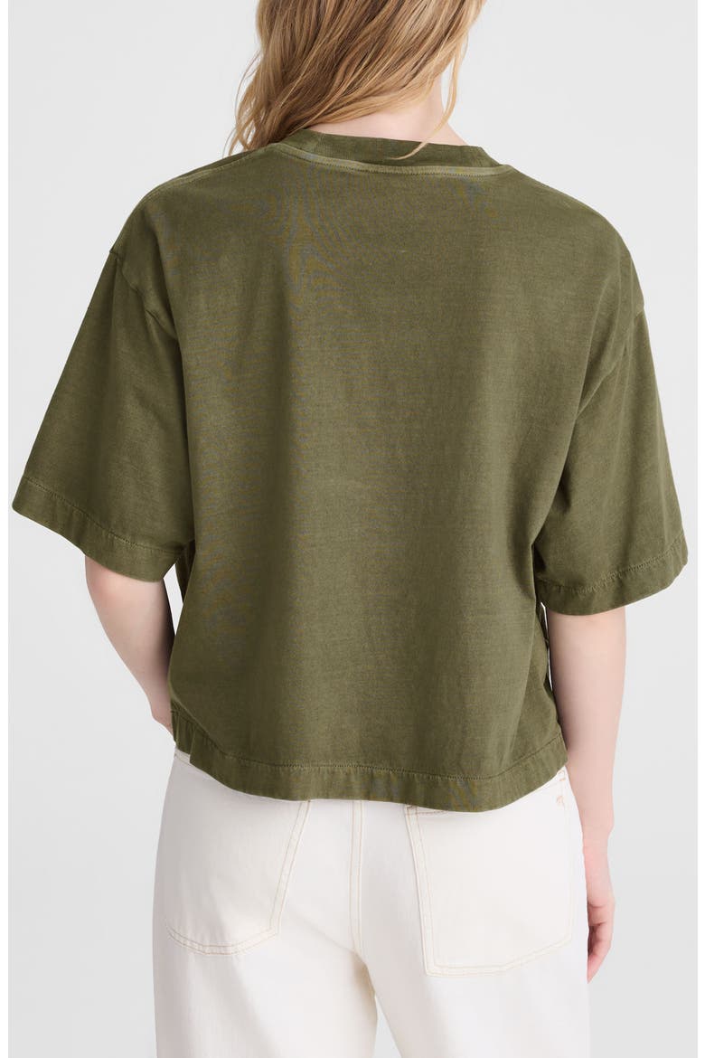 Allday Boxy Crop Cotton T-Shirt, Alternate, color, FADED IVY