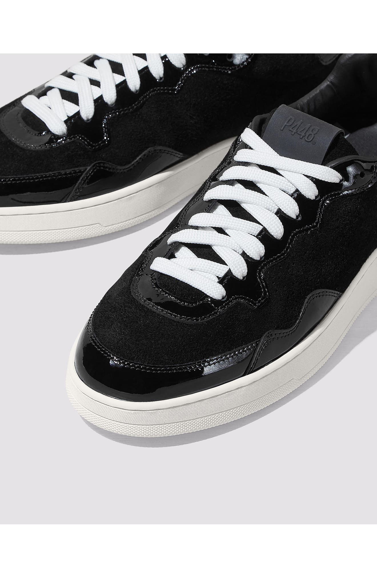 P448 Vert Sneaker, Alternate, color, Black-Patent