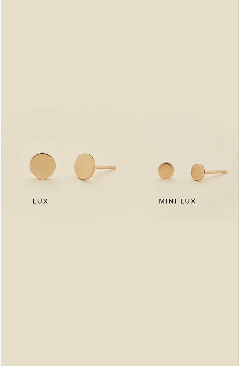 MADE BY MARY Lux Stud Earrings, Alternate, color, Gold Filled