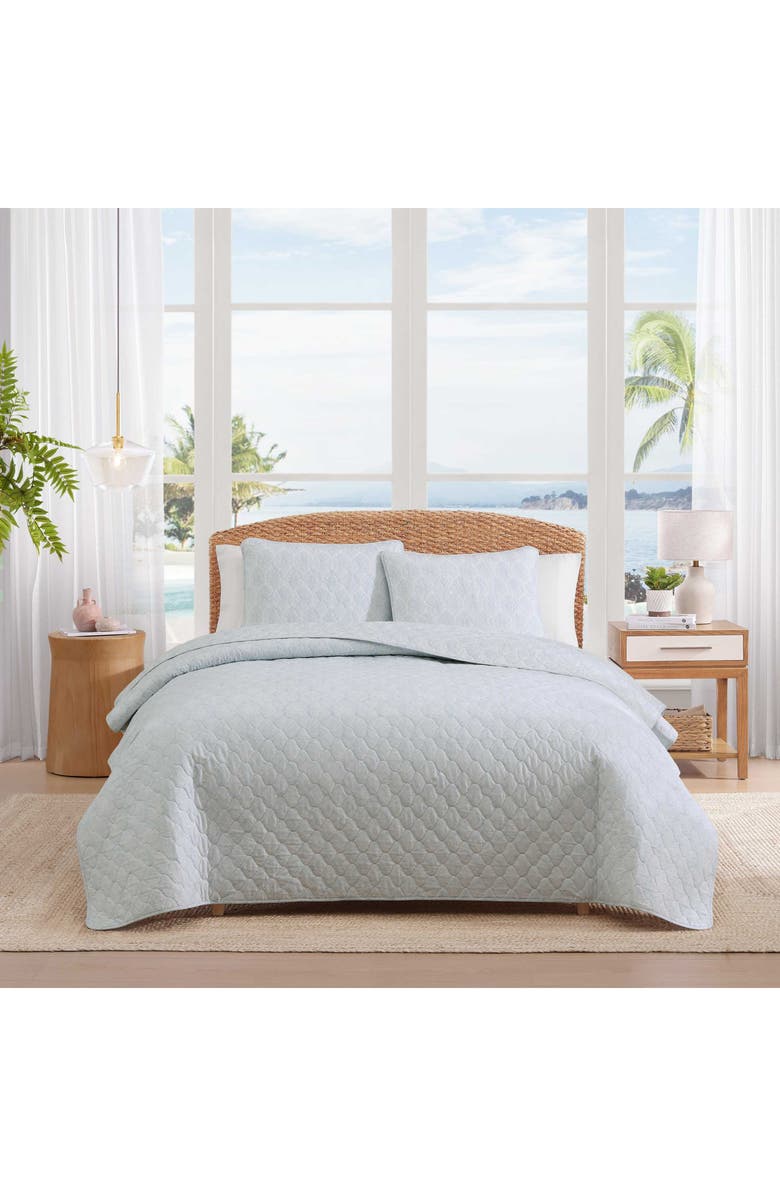 Tommy Bahama Line Palms Cotton Quilt & Sham Set, Alternate, color,
