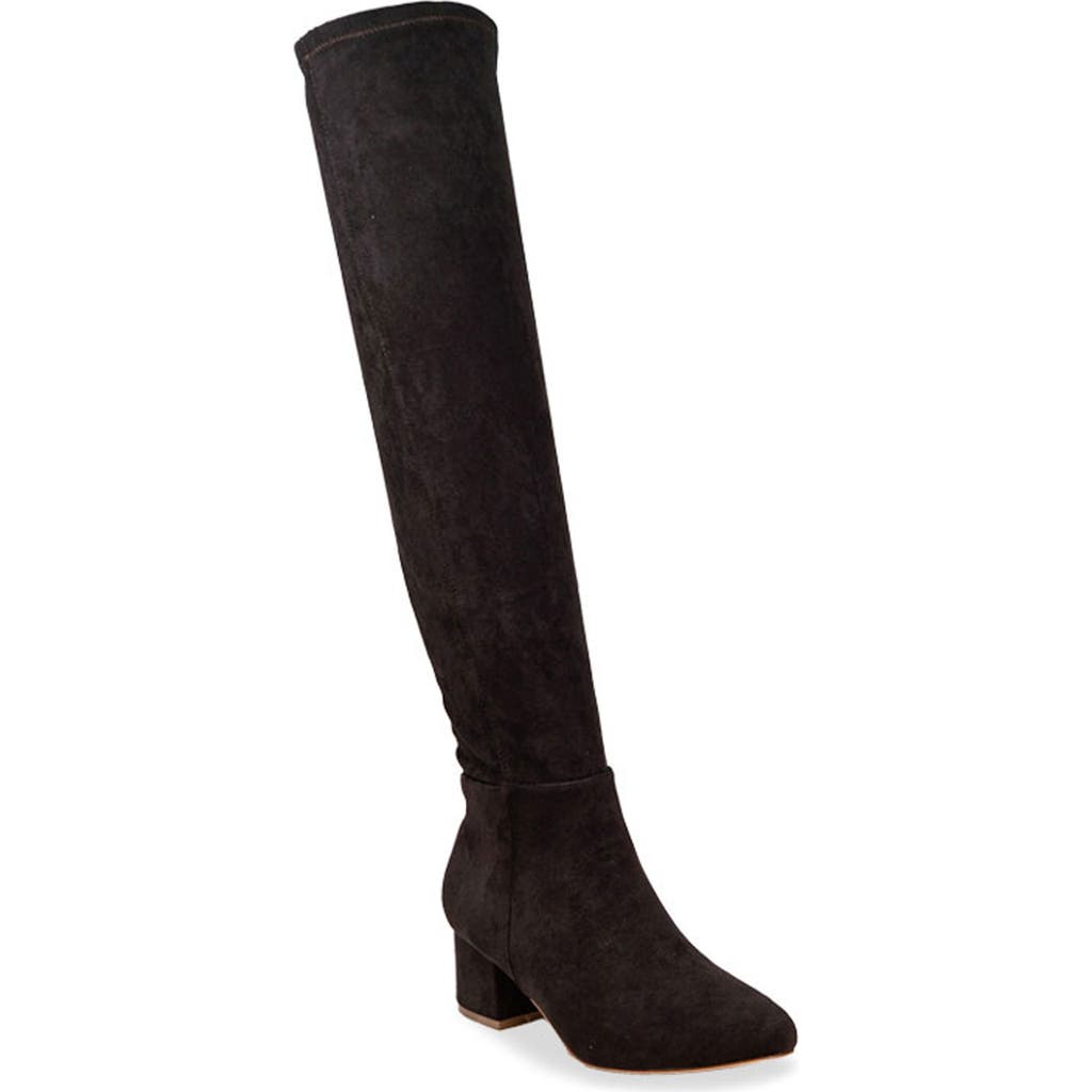 Chase & Chloe Chase And Chloe Wynter Over The Knee Boot In Brown