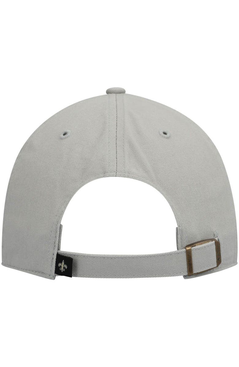 '47 Men's '47 Gray New Orleans Saints Clean Up Adjustable Hat, Alternate, color, Gray