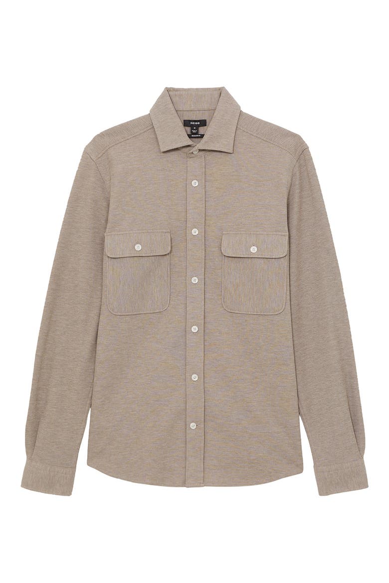 Forsithe Textured Overshirt, Alternate, color, OATMEAL BROWN