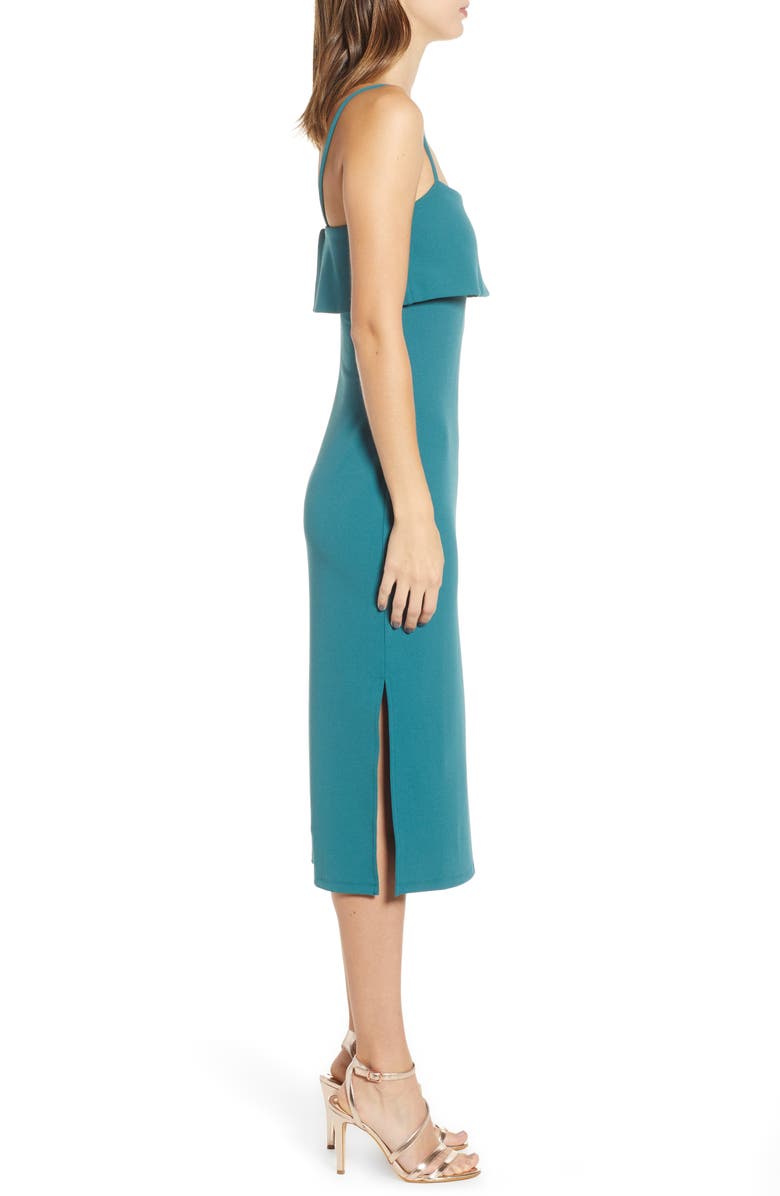 Leith Sleeveless Midi Dress, Alternate, color, 