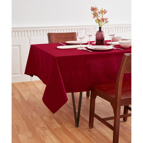 Cotton Linen Plain Tablecloth - Dru