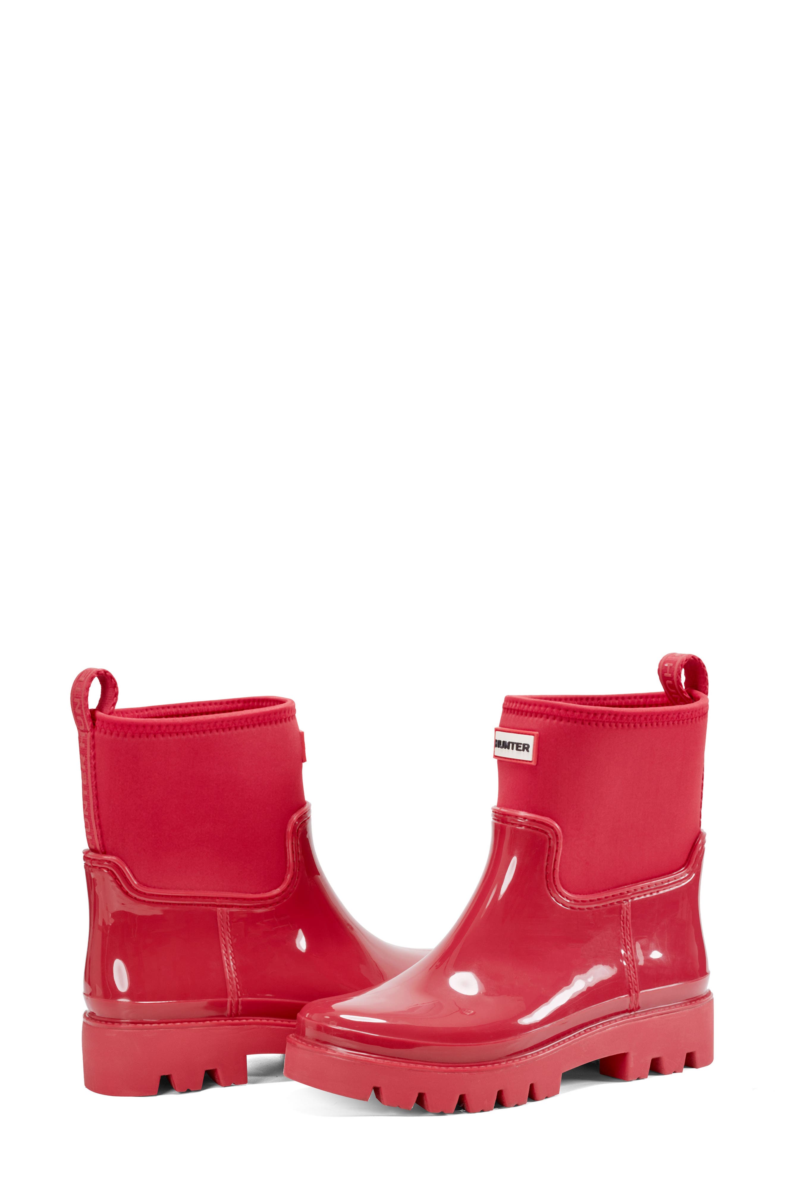 Wella Waterproof Rain Boot, Alternate, color, MEDIUM RED 610