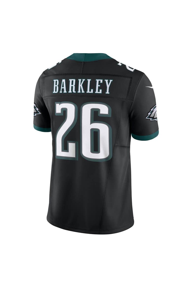 Men's Nike Saquon Barkley Black Philadelphia Eagles Vapor F.U.S.E. Limited Jersey, Alternate, color, Black