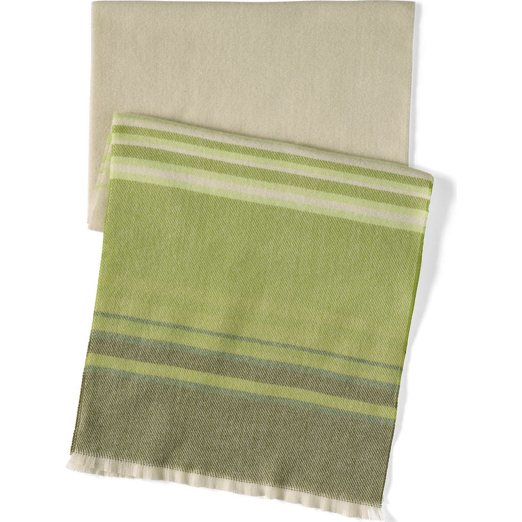 Lands' End Cashtouch Winter Scarf Pattern In Green