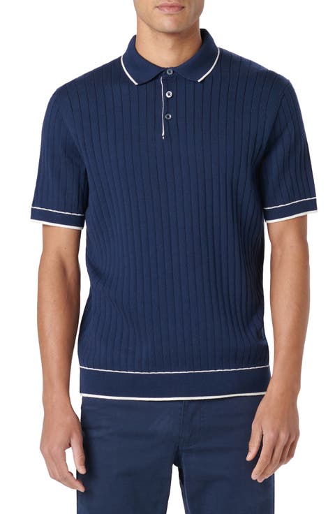 Rib Knit Polo