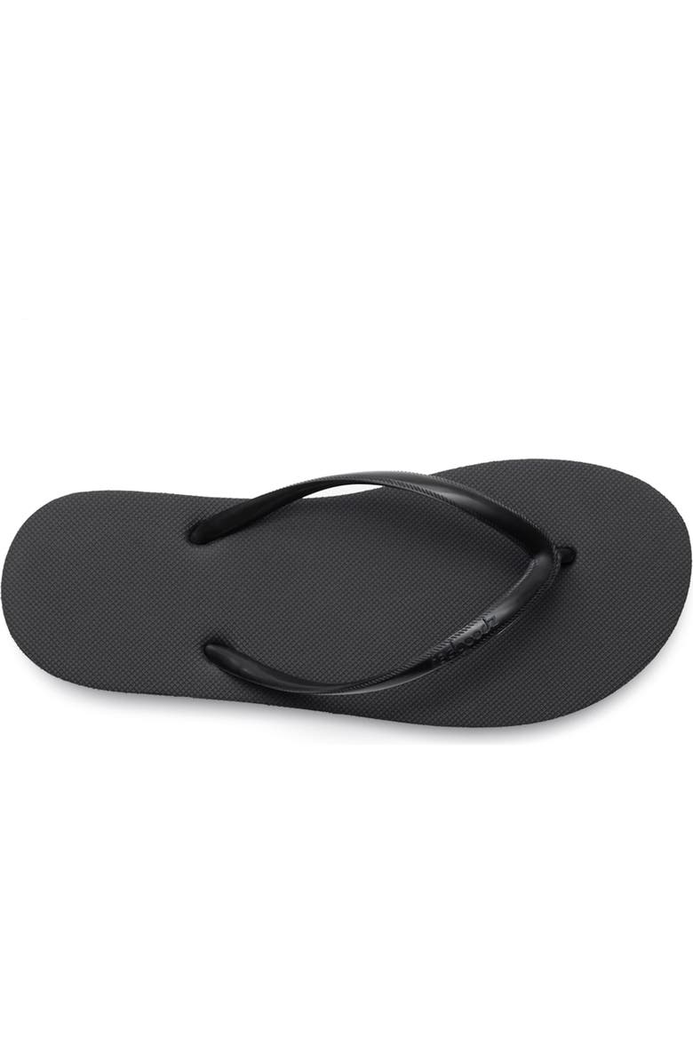 Feelgoodz Women's Slimz Core Natural Rubber Flip-Flop Thong Sandals, Alternate, color, Shadow