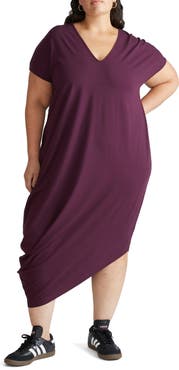 Universal Standard Geneva Asymmetric T-Shirt Dress