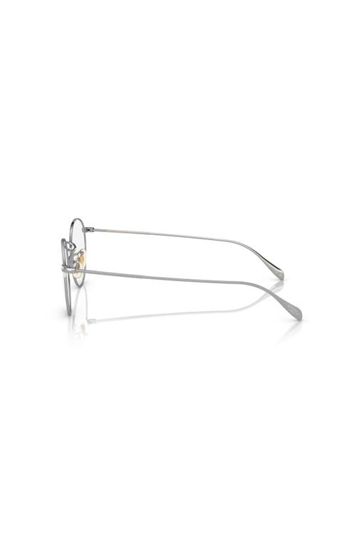 Oliver Peoples 47mm Phantos Optical Glasses In Metallic
